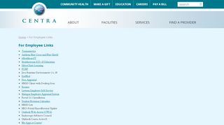 
                            4. For Employee Links | Centra Health - Central Virginia's ...