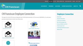 
                            10. For Employees - CHI Franciscan