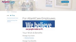 
                            4. For Employees Egg Harbor Township, New ... - AtlantiCare