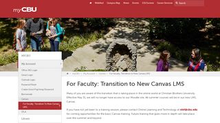 
                            8. For Faculty: Transition to New Canvas LMS