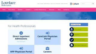 
                            1. For Health Professionals | Lovelace Health System in New ...