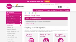 
                            1. For Members | Ambetter from Sunshine Health