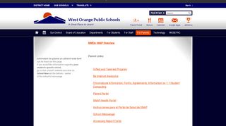 
                            5. For Parents / Welcome - West Orange Public Schools