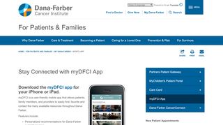 
                            9. For Patients & Families - dana-farber.org