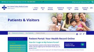 
                            6. For Patients | San Gabriel Valley Medical Center