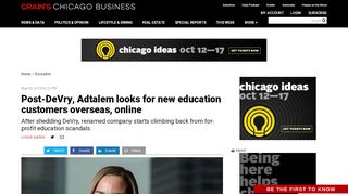 
                            7. For-profit education company Adtalem sees enrollment grow after ...