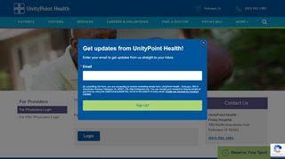 
                            1. For Providers Login | UnityPoint Health - Dubuque