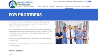 
                            7. For Providers - PCCMA