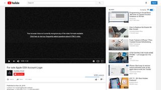 
                            5. For sale Apple GSX Account Login - YouTube