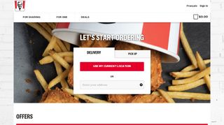 
                            3. For Sharing | Delivery Menu | KFC Delivery: KFC Canada