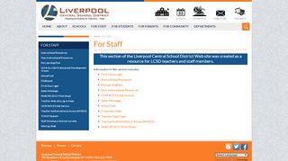 
                            1. For Staff » Liverpool Central School District