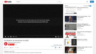 
                            8. For Students: An Introduction to ALEKS - YouTube