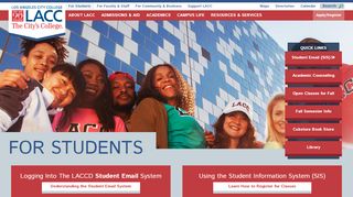 
                            4. For Students - For Students - Los Angeles City College