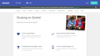 
                            2. For Students | Quizlet