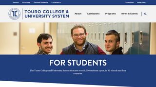 
                            1. For Students | The Touro College and University System