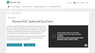 
                            9. For test centers :: Pearson VUE