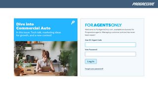 
                            3. ForAgentsOnly.com Log In - login.progressive.com