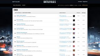 
                            3. Foren - Battlelog / Battlefield 3