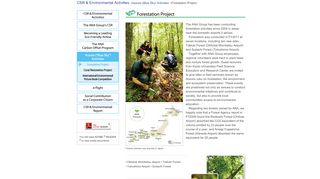 
                            2. Forestation Project - ana.co.jp