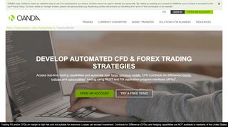 
                            8. Forex & CFD API | Automated Trading | OANDA