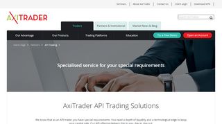 
                            4. Forex Partners API Trading | AxiTrader AE