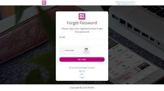 
                            7. Forget Password - business.momo.vn