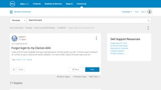 
                            3. Forgot login to my Clariion AX4 - Dell Community