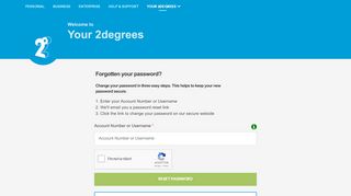 
                            8. Forgot Password - 2degrees Broadband