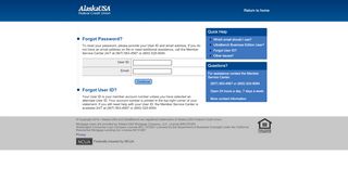 
                            5. Forgot Password? - Alaska USA Federal Credit Union