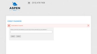 
                            4. Forgot Password - Aspen - Ames, IA