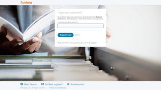 
                            8. Forgot password? - Avalara Identity