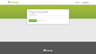
                            9. Forgot Password? - Kabbage Partners