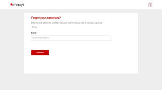
                            9. Forgot Password - Macy's