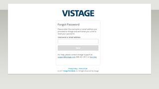 
                            9. Forgot Password | My Vistage