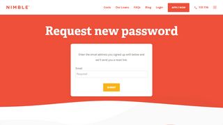 
                            3. Forgot Password | Nimble