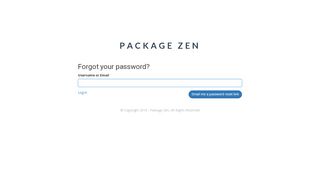 
                            3. Forgot password / Package Zen
