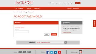 
                            4. Forgot Password - Sign In | Jackson - Jackson National