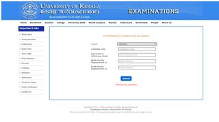 
                            4. Forgot Password? - University of Kerala