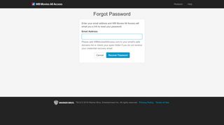 
                            6. Forgot Password - WB Movies All Access - Warner …