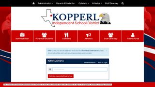 
                            5. Forgot Username? - Kopperl Independent School District -