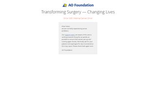 
                            1. Forgot your password - AO Foundation