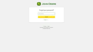 
                            8. Forgot your password? - John Deere