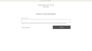 
                            3. Forgot Your Password - Kassatex Fine Linens