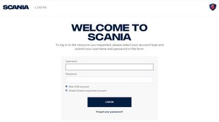 
                            4. Forgot your password? - Login to Scania