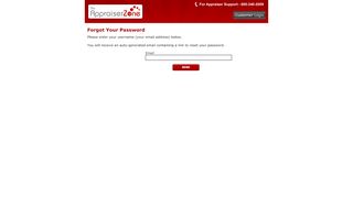 
                            3. Forgot Your Password - TheAppraiserZone.com - FHA and Appraisal ...