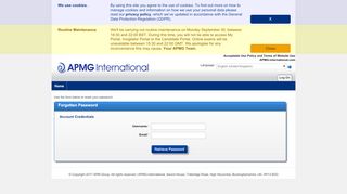 
                            7. Forgotten Password | APMG Portal