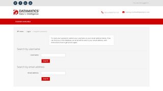 
                            7. Forgotten password - Datamatics