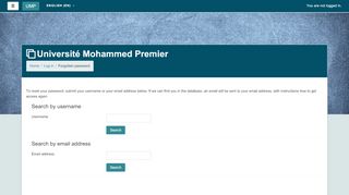 
                            8. Forgotten password - elearning-ump.com