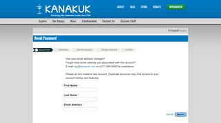 
                            3. Forgotten Password - kampout.kanakuk.com