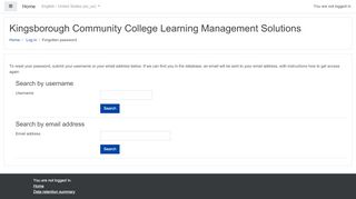 
                            6. Forgotten password - lms.kingsborough.edu